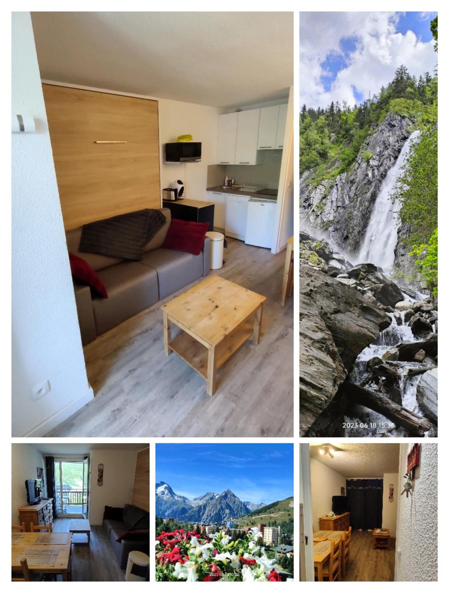 Studio Cabine 4 Pers Les2Alpes 21M² Les Deux Alpes Exterior foto